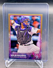 2015 Topps Series 1 WILIN ROSARIO Gold Mini 1/1 #208 Rockies