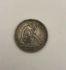 1861 Seated Liberty Half Dollar 50C CIVIL WAR DATE