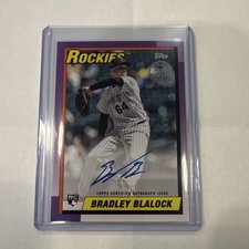 Topps 2025 Update Bradley Blalock RC Auto 1990 Topps Autographs #90A-BBI
