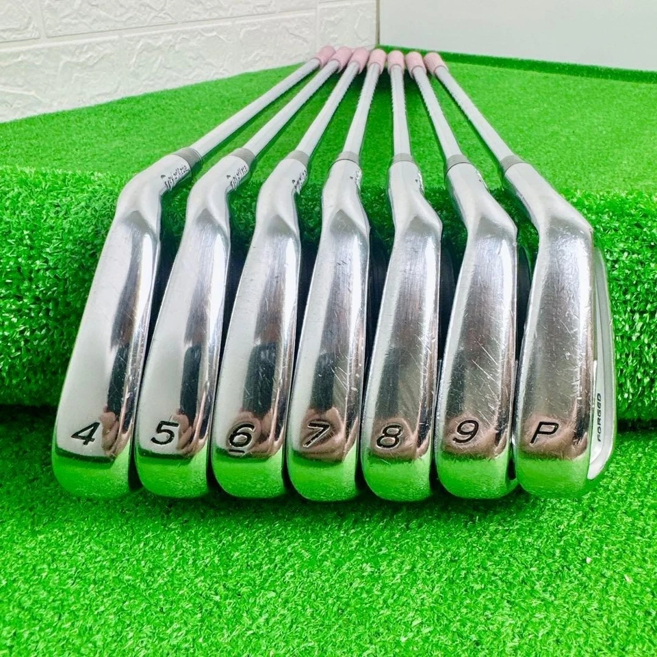 TaylorMade R9 Forged Iron Set 4-PW 7pcs Steel Shaft Stiff RH Japan Golf Club - Image 4 of 4