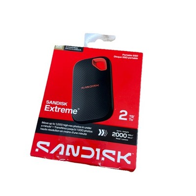 SanDisk - Extreme 2TB Portable SSD External USB Type-C SSD, up to 2000MB/s NEW