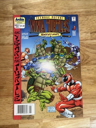 Teenage Mutant Ninja Turtles: Year Of The Turtle #1 Archie Comics 1995 Newsstand