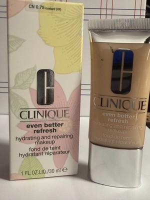Clinique Even Better Refresh Hydrating and Repairing Makeup CN0.75 CUSTARD 1 OZ