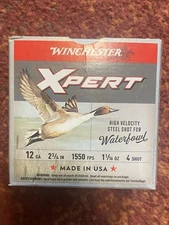 Winchester XPERT Steel Empty 12 ga Shotgun Shell Box Waterfowl DU Pintail Duck