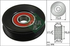 Spannrolle Keilrippenriemen Schaeffler INA 531 0853 10 für HONDA ROVER ACCORD CR