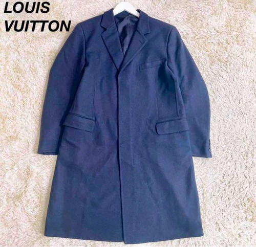 LOUIS VUITTON（LV） Bellissimo cappotto Louis Vuitton Chester in cashmere blu scuro 50XL giacche e esterno
