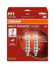 Glühlampe Fernscheinwerfer NIGHT BREAKER® SILVER ams-OSRAM 64150NBS-2HB H1 12V
