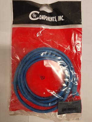 SR Components C5EPCBL7 CAT 5E Patch Blue 7'