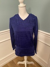 Athleta Blue Sweater Size XS With Hood