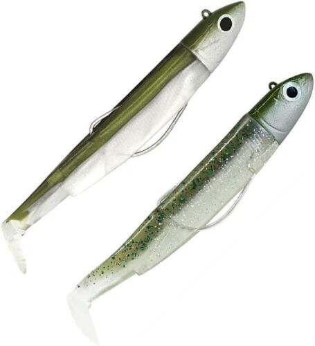 FIIISH BLACK MINNOW DOUBLE COMBO 70 N 1 KHAKI GHOST MINNOW 6 GR OFF SHORE ESCA - Bild 2 von 2