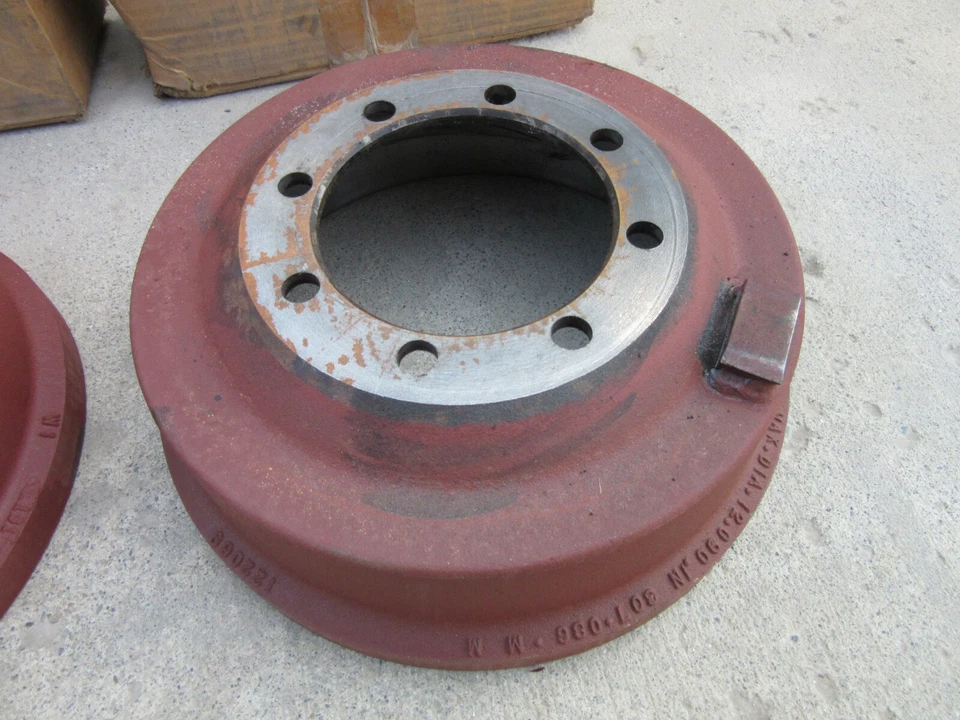 Juego de tambor de freno trasero Ford E8TZ-1126-A 8 tacos ¡GENUINO FABRICANTE ORIGINAL!!! Foto 4 de 4