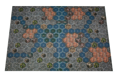 Hexagon-Map ''Kanalstadt #2 & Kanalstadt Turm'' für Rollenspiel & Tabletop d20 