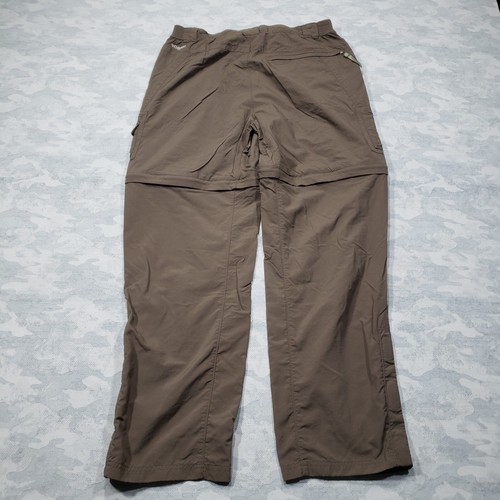 Columbia Titanium Pants Womens Large Brown Convertible Outdoors 100% Nylon - Picture 9 of 11