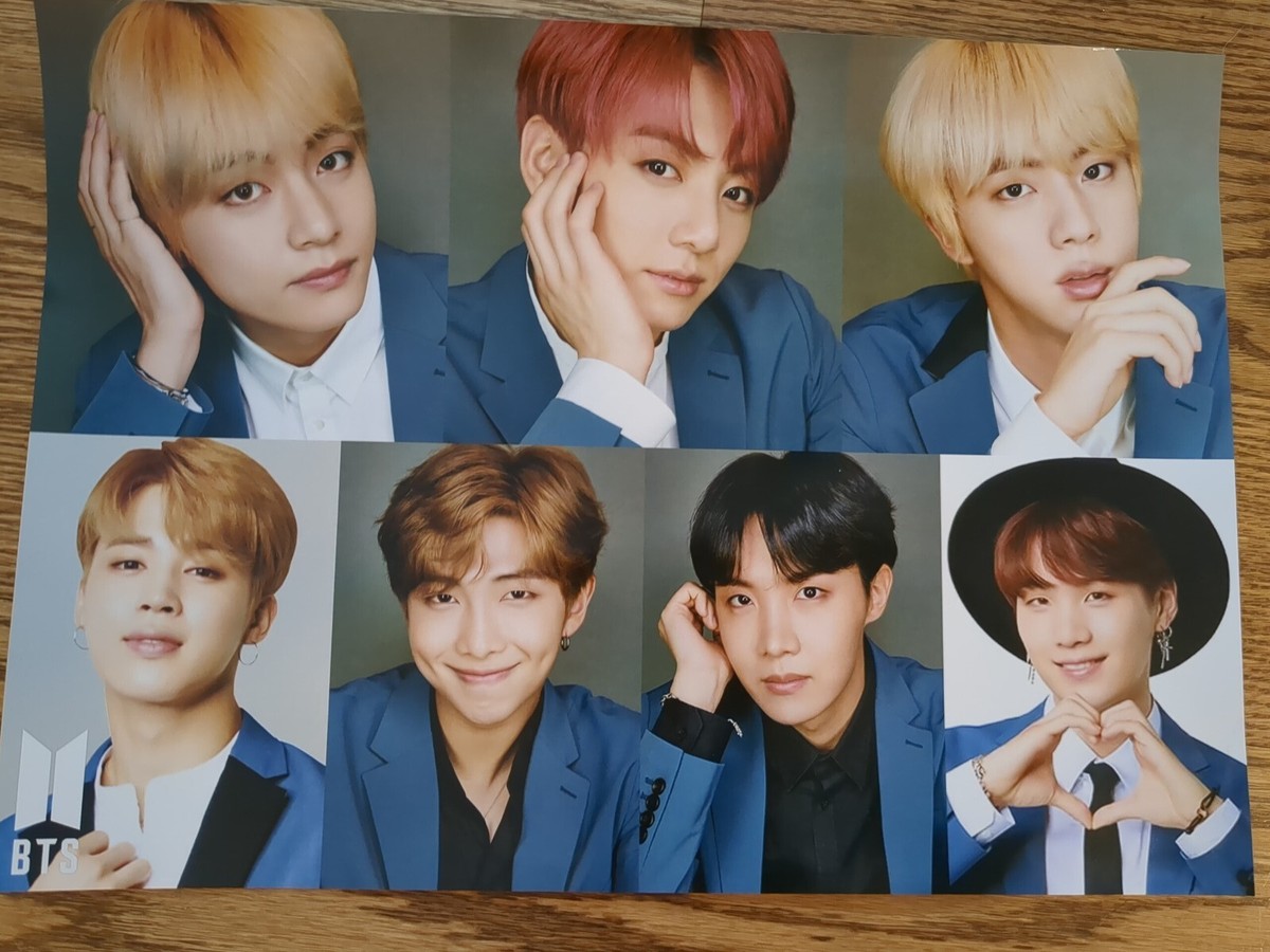 BTS JIMIN Photo Poster + Sticker Set Made in Korea Big Size | eBay