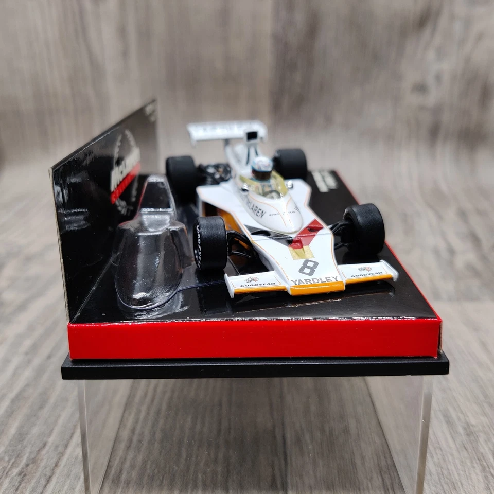 VOITURE MINICHAMPS MCLAREN FORD M23 P.REVSON 1973 EDITION 43 N°37 1:43 EN BOITE - Photo 4/4