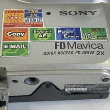 Sony FD Mavica MVC-FD75 - No Battery, No charger. Uses 3.5 Floppy Discs