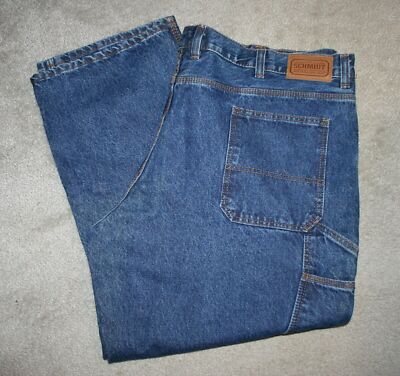 Men's C.E. SCHMIDT Workwear Denim Jeans Carpenter Jeans 47x30 HEAVY