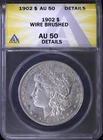 1902-P $1 Morgan Silver Dollar ANACS AU 50 Details