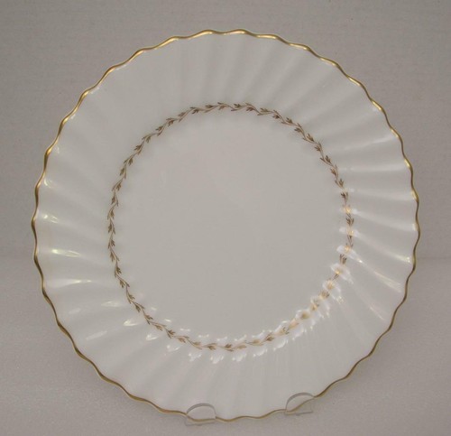 ADRIAN by Royal Doulton China 9" LUNCHEON PLATE (s) H.4816 Gold Laurel - 第 1/4 張圖片