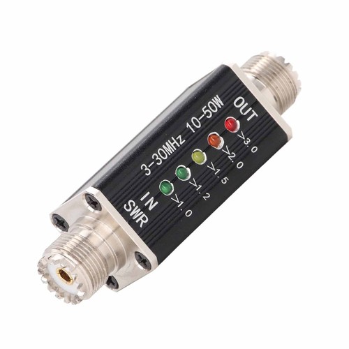 10‑50W Standing Meter Shortwave LED Indicator SWR Meter For Antenna Radio - Zdjęcie 21 z 22