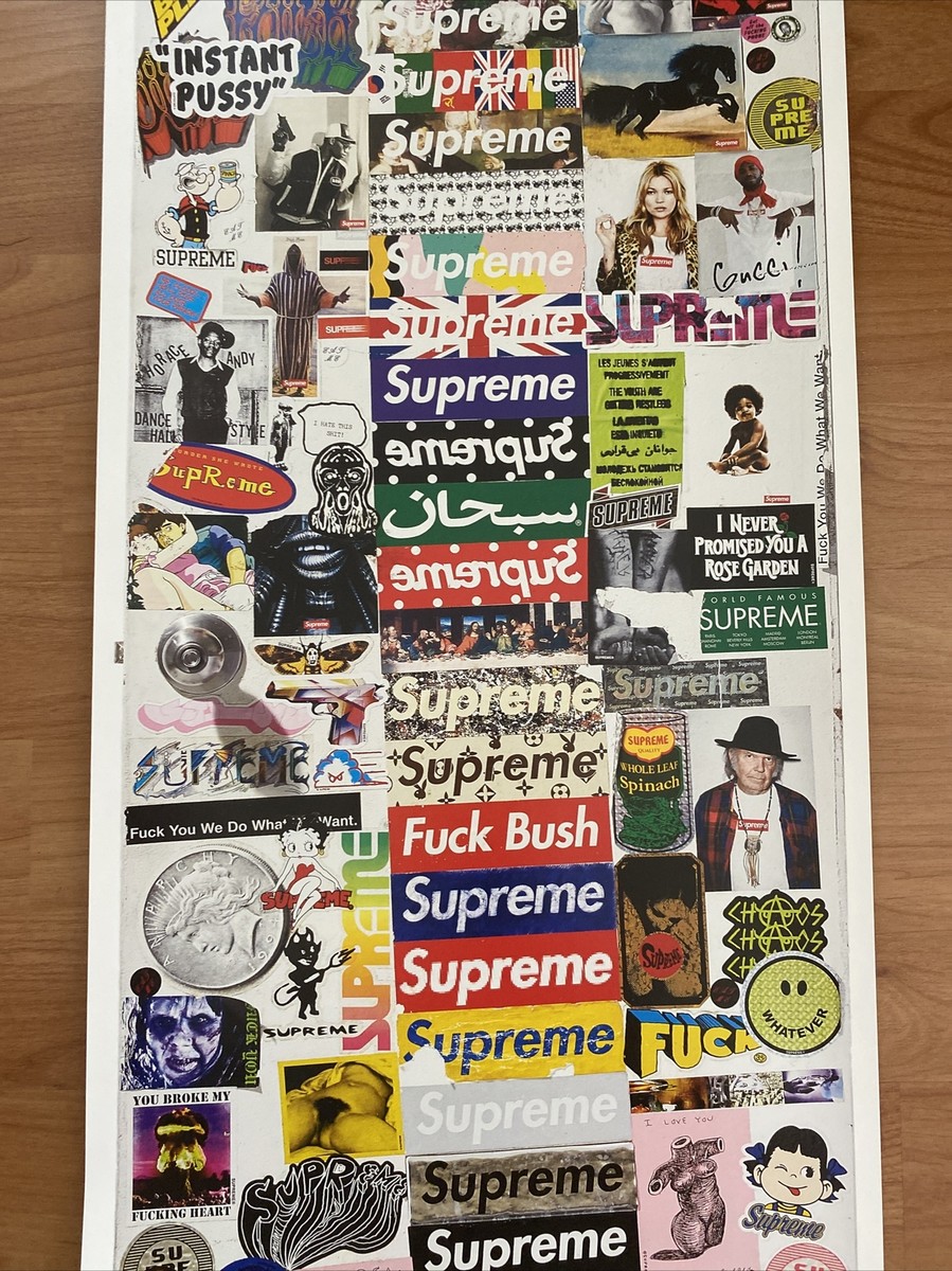 supreme ポスター Supreme（シュプリーム） Star Design ポスター A3サイズ アート