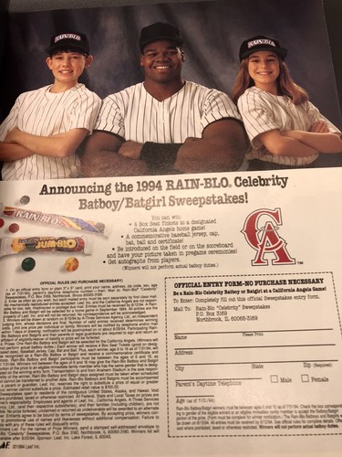 1994 Ken Griffey JR Program 21 HRs Top Mickey Mantle Record Seattle Mariners Mt - Imagen 6 de 8