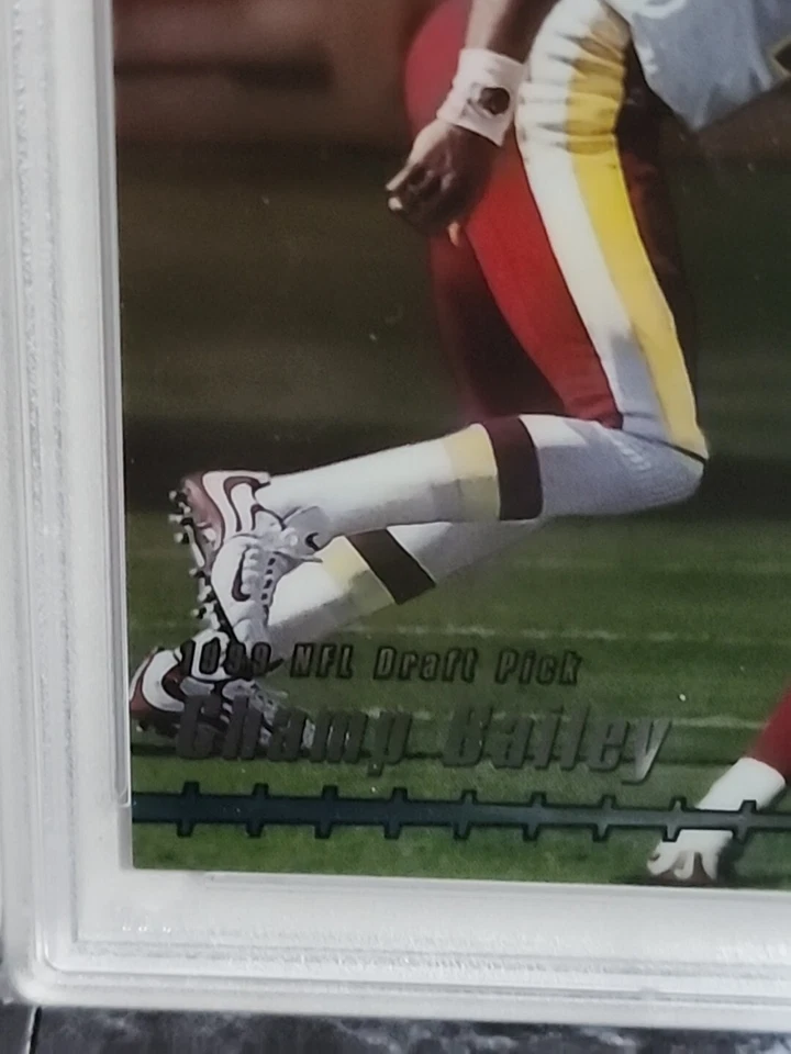 Champ Bailey 1999 Stadium One Of A Kind #153 Rookie RC HOF 068/150 PSA 9 MINT - Image 4 of 4