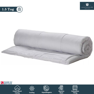 1,5 Tog Bettdecke Single Double King Superking Size Sommer Cool Leicht Bettdecke