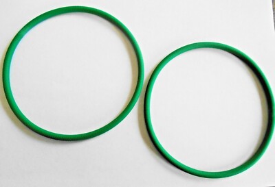 2 x Pizzateig Rolle Trage grün kurz RUNDGUMMI Riemen Qualität BELT