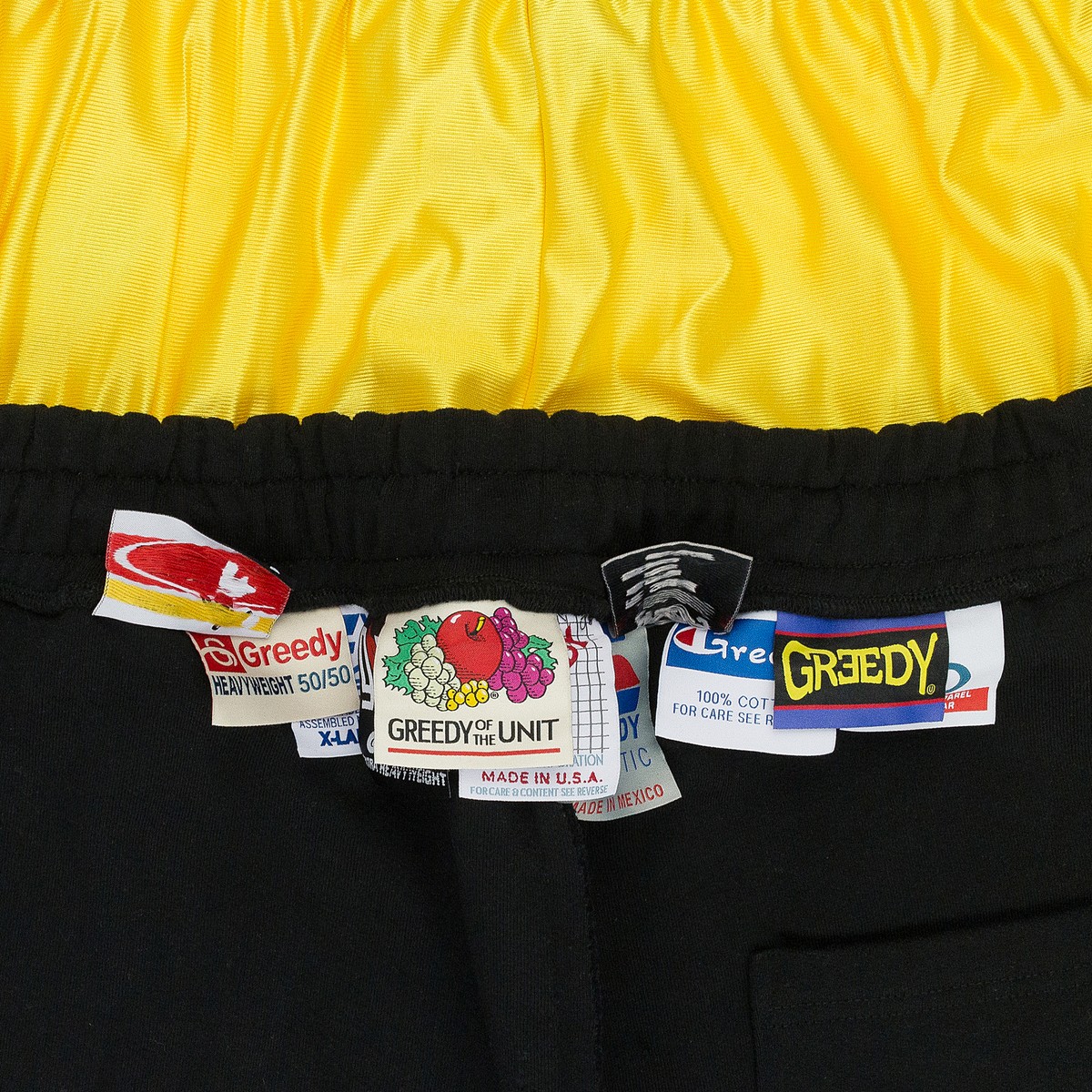 NWT GREEDY UNIT x MURD333R.FM BLACK CAMO SWEATSHORTS SIZE XL $1000