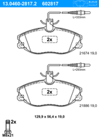 ATE BremsbeläGe Vorne Rechts Links FüR Peugeot 306 406 Citroen ZX Xsara