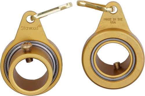 Smooth Rotating Flagpole Swivel Ring - Anodized & Stainless Steel - 1" - 2 Pack - Picture 3 of 8