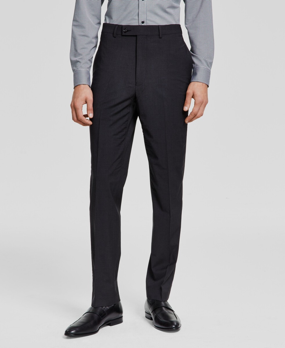 extreme slim fit dress pants Men's Gray Extra Slim Fit Dress Pants & Skinny Dress Pants
