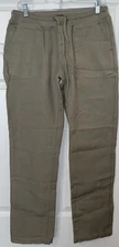 ibex Women’s size 8 Wool cotton￼ mix pants Khaki Wall Curtain 29/30 Waist