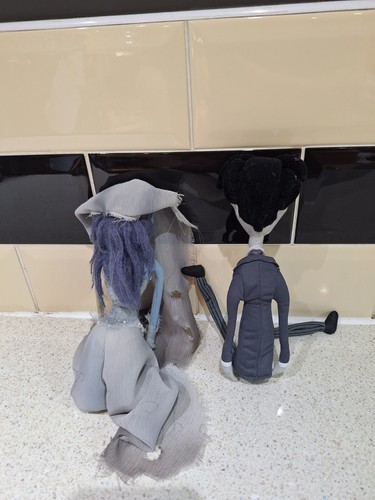 Rare Tim Burton McFarlane Corpse Bride Plush Dolls - Picture 5 of 5