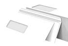 25 pieces envelope compact 12.5x23.5cm with window self-adhesive DIN long