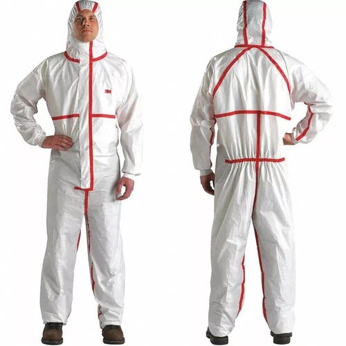 25 Pack 3M 4565 BLK Hooded Disposable Protective Coverall  Size Large NO BOX - product listing photo