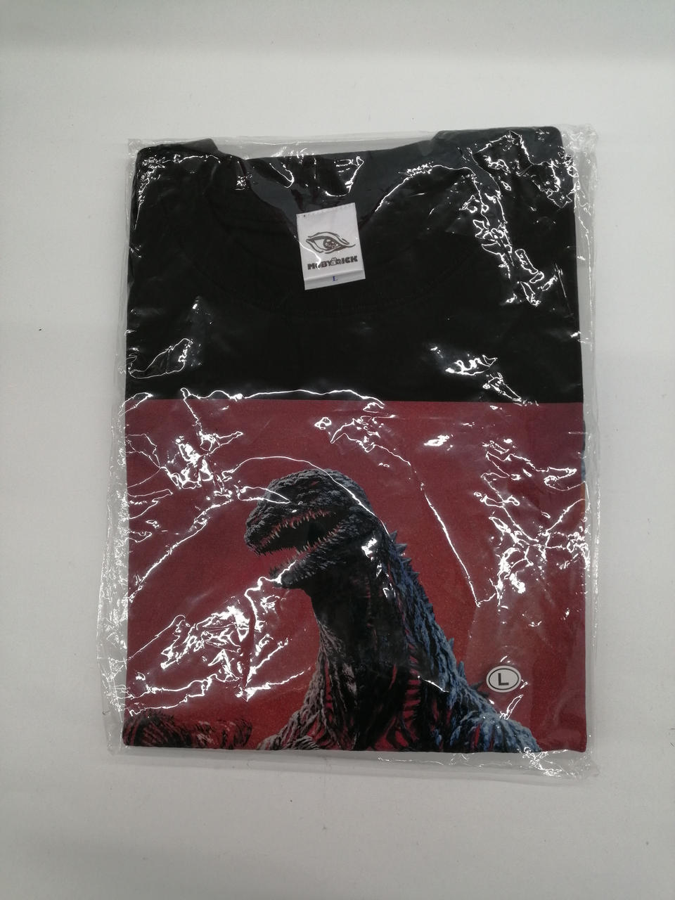 Shin Godzilla model number  Yuji Kaida Shin Godzilla T shirt black L size MOBY