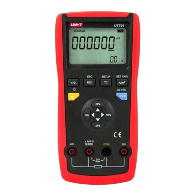 UNI-T Thermocouple RTD Temperature Calibrator DC Volt Resistance 6Bits Display
