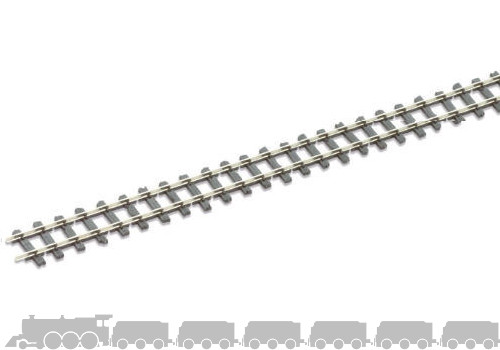 OO9 flexible tracks Peco SL-400 with irregular wooden sleepers and