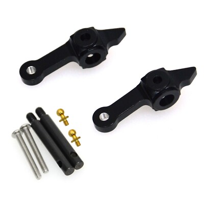 Aluminum Front Upright Set For Tamiya WR02 WR-02 Blitzer Beetle Parts