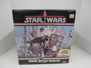 Vintage-Star-Wars-Power-of-the-Force-EWOK-BATTLE-WAGON-w-Original-Box-POTF