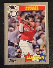 2022 Topps Series 2 1987 All Star Black #87AS-45 Rafael Devers /299 Red Sox