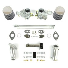 Genuine Weber 34ict Single Port Kit With German Csp Link Jetted Vw T1 1641-1776