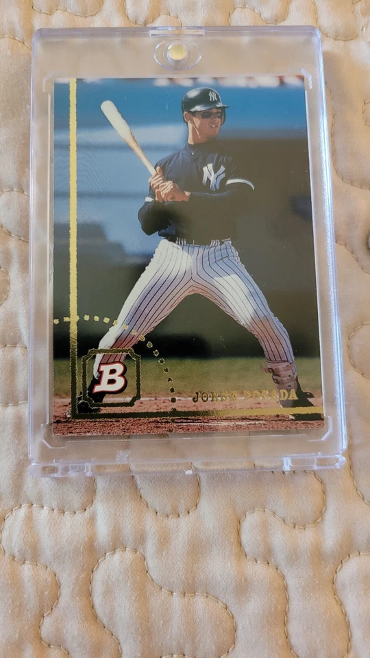 (2) КАРТОЧКИ ДЕБЮТАНТОВ JORGE POSADA NEW YORK YANKEES CATCHER ⚾️⚾️⚾️🔥🔥🔥HOT!! - Изображение 3 из 4