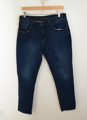 Mott Bow Jeans Women 30x32 Blue Boyfriend Ridge 21 Mo Jeans Denim