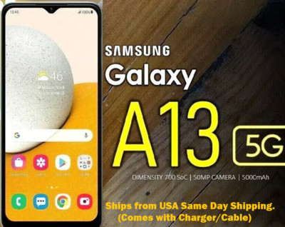 Samsung Galaxy A13 5G SM-A136U 64GB Black Unlocked T-Mobile MetroPCS AT&T Metro