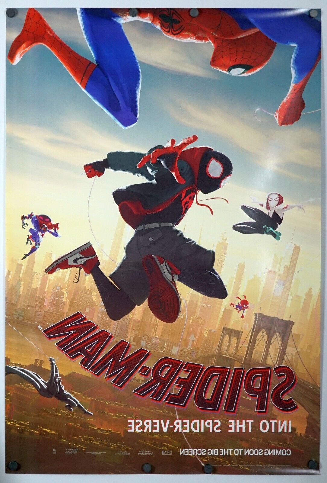 Spider-Man Across the Spider-Verse DS Theatrical Movie Poster