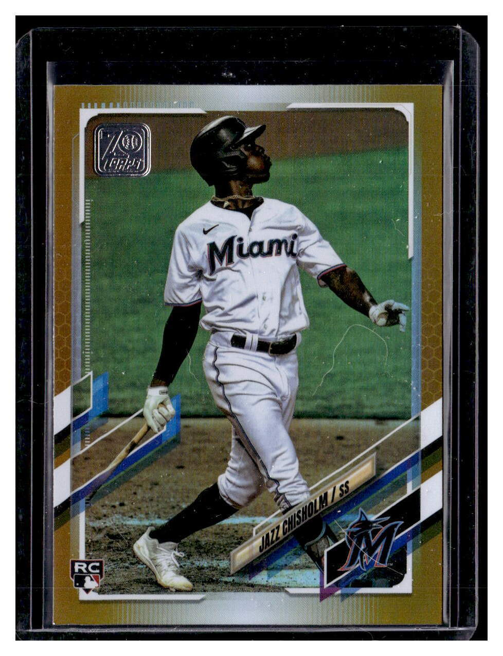 2021 Topps Gold Foil #538 Jazz Chisholm RC ROOKIE CARD MARLINS YANKEES