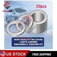 20Pcs 14mm OIL Drain Plug Crush Washers Gaskets For Honda Accord 94109-14000